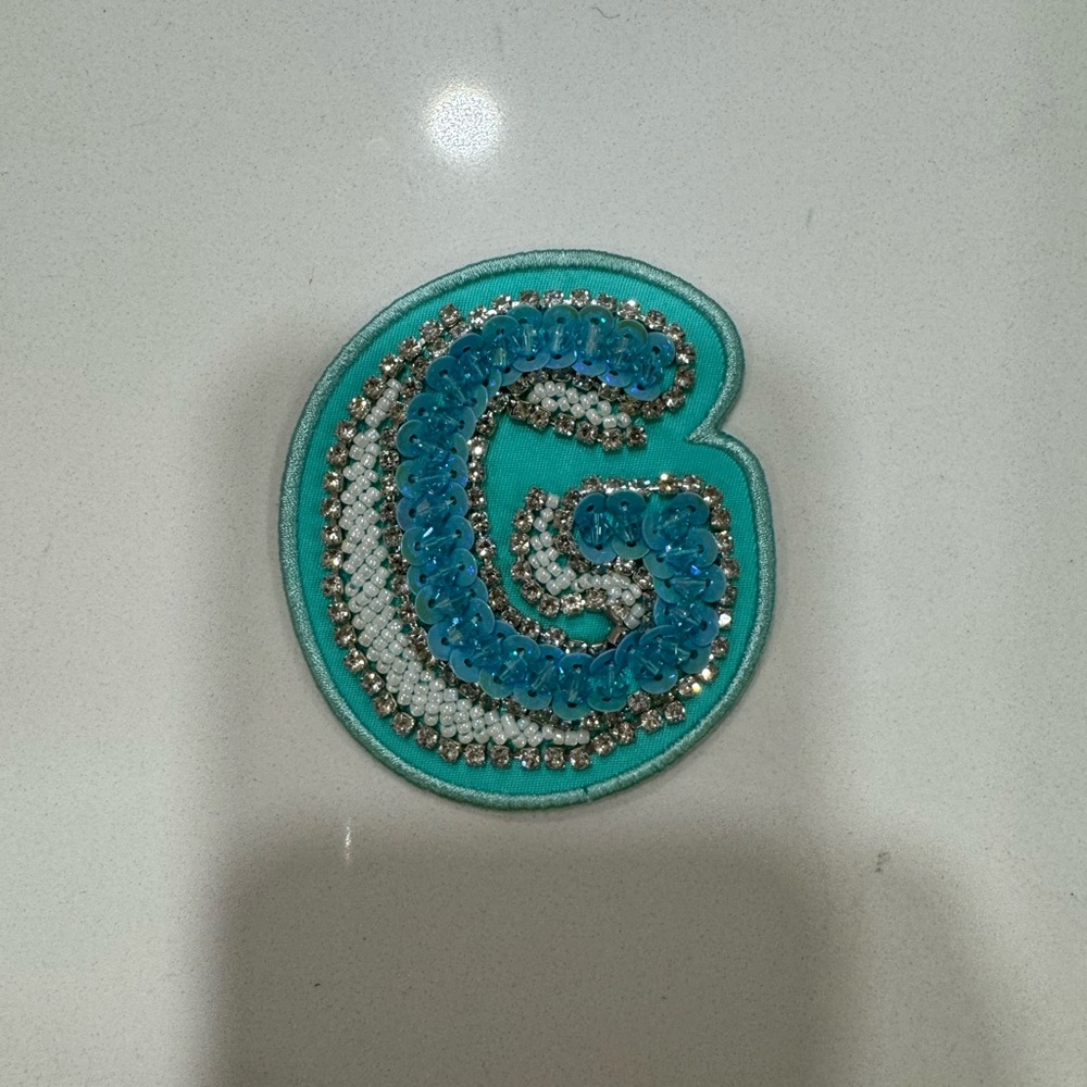 Stoney Clover Lane Teal and Blue Patch